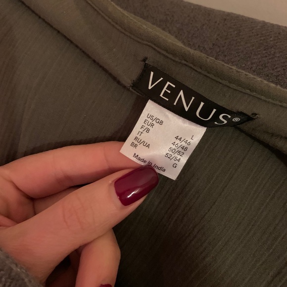 Green w white crochet romper - Picture 2 of 3